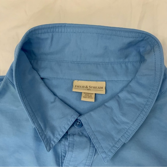 Field & Stream Shirt XXL
Blue
Fishing
Vented
2 Pockets
Roll Tab Sleeve - Picture 3 of 14